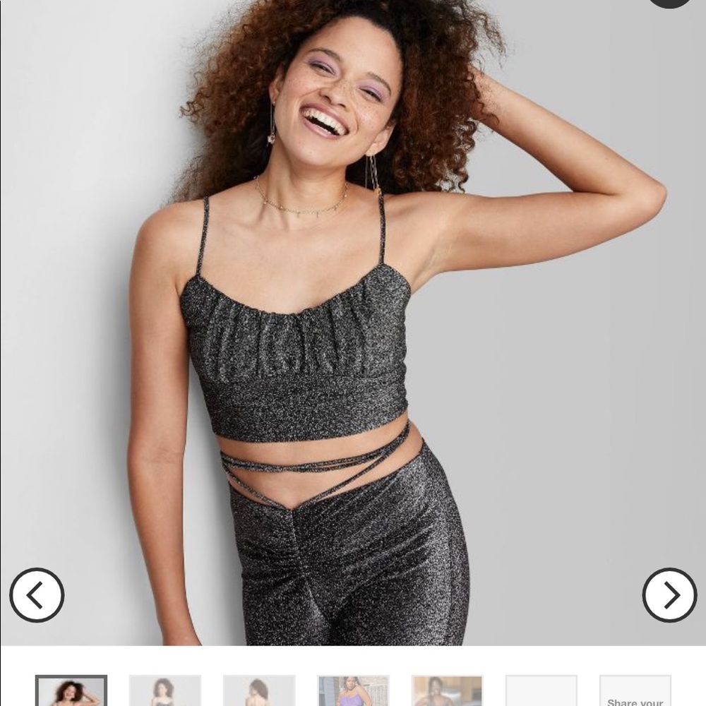 Sparkly Pants and top set